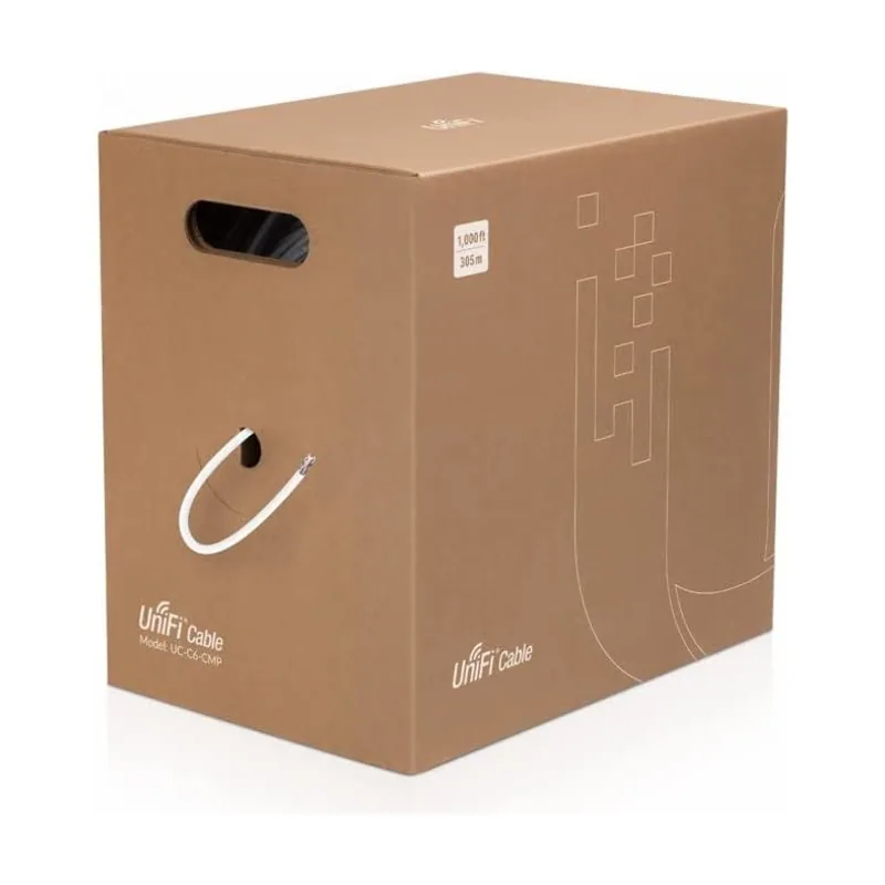 Ubiquiti U-Cable-C6-CMP cable de red Blanco 305 m Cat6 U/UTP UTP