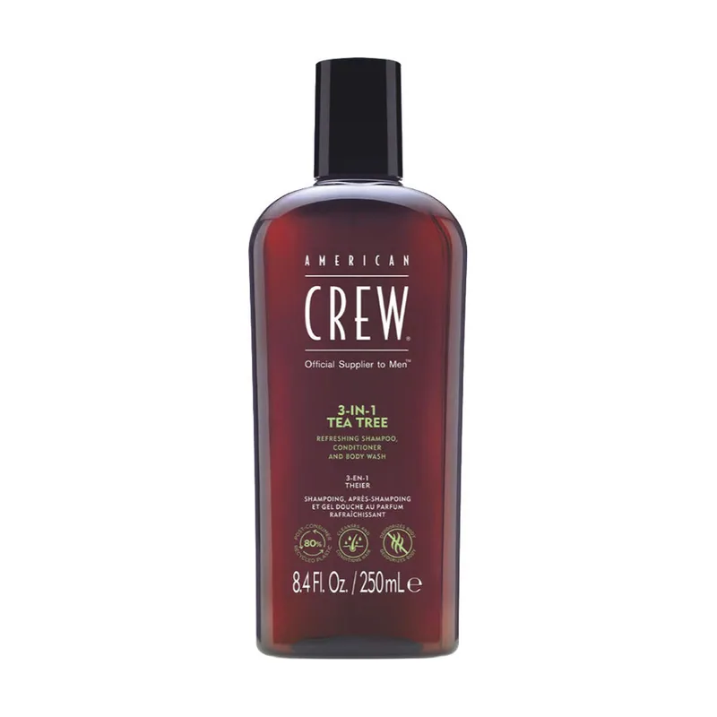 American Crew 3 In 1 Tea Tree Gel de Ducha 250 ml