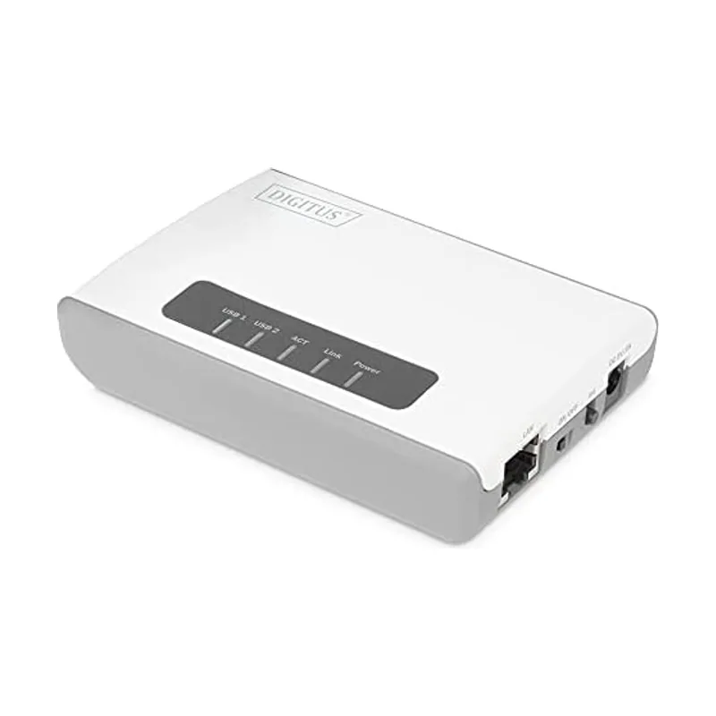 Digitus Wireless 300N Servidor de Red multifunción de 2 Puertos