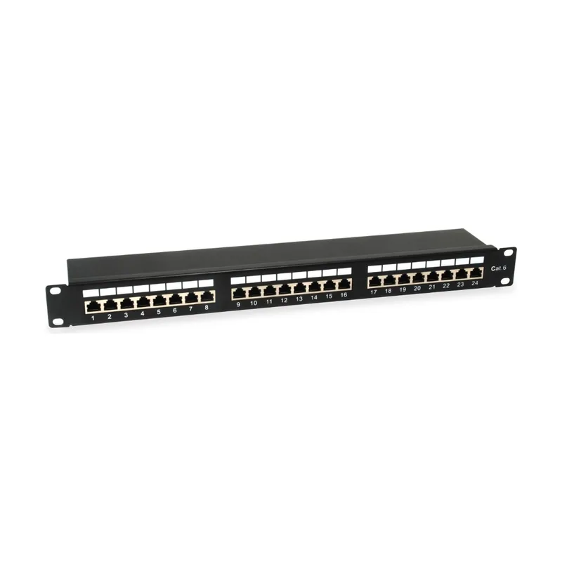 Equip Patch panel 24 puertos categoria 6 apantallado