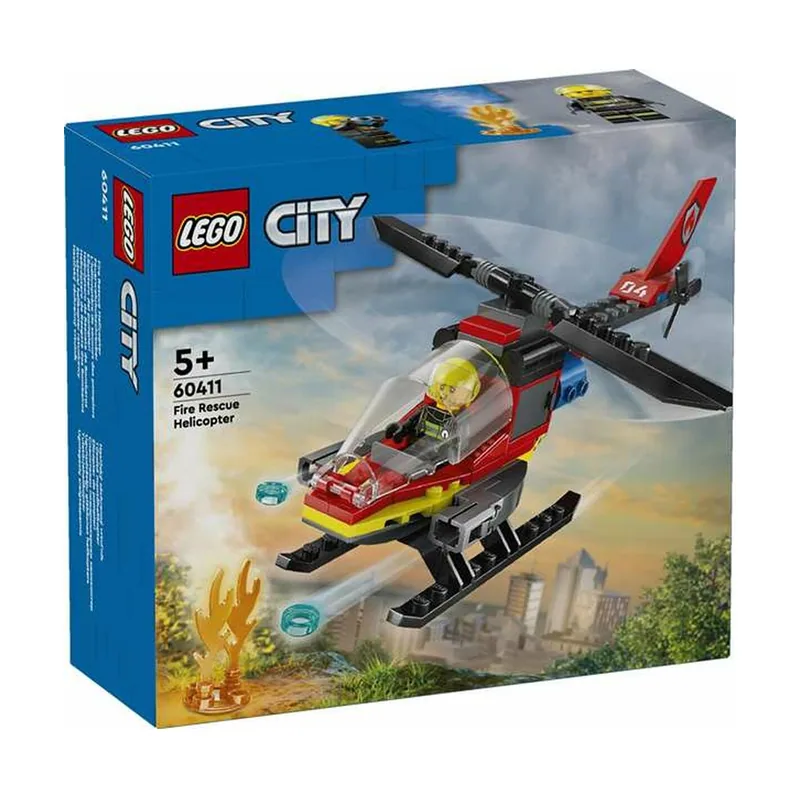 Lego City Helicóptero de Rescate de Bomberos 60411