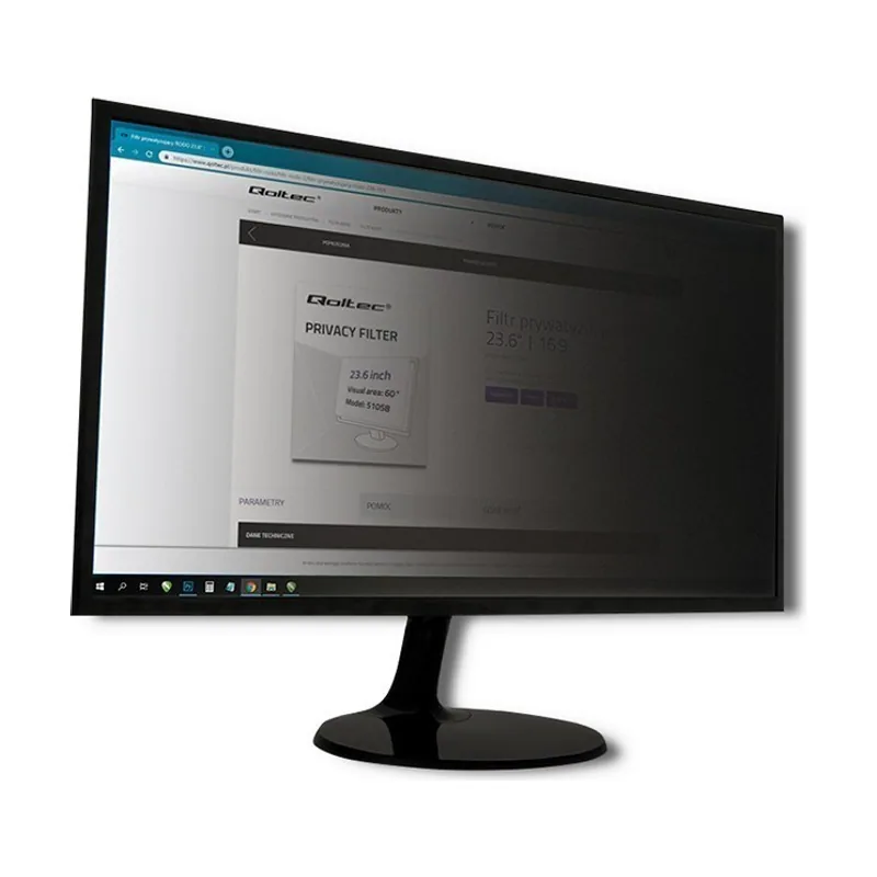 Qoltec 51052 filtro para monitor 39,6 cm