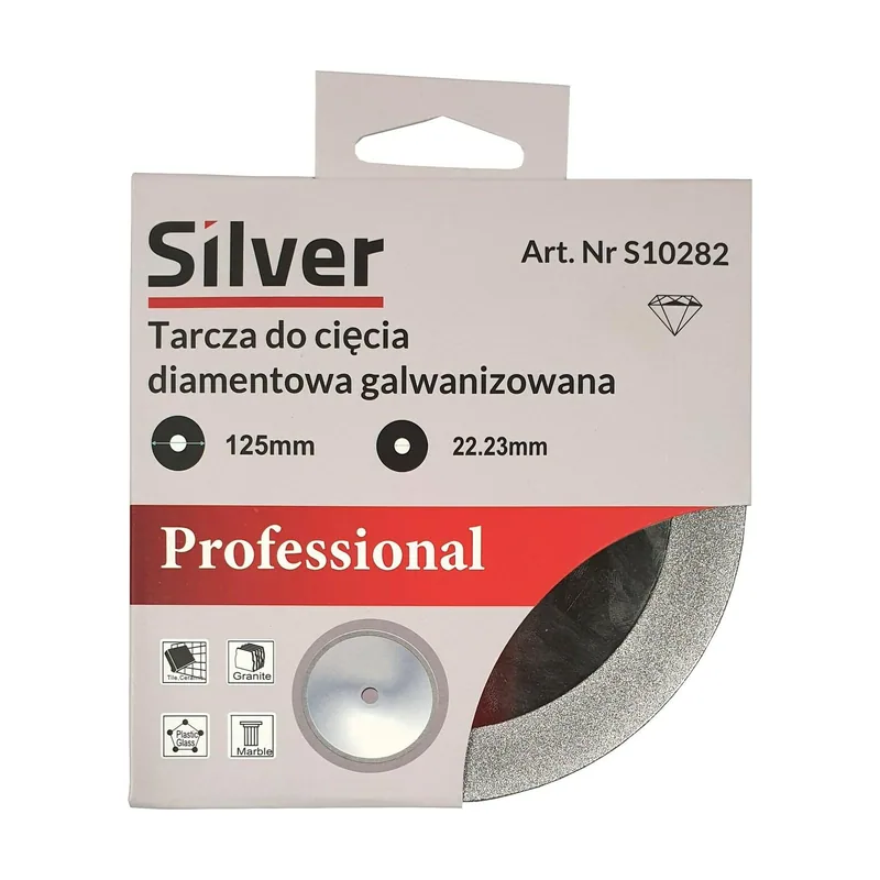 Silver Tarcza diamentowa do cięcia 125x1,1x15mm
