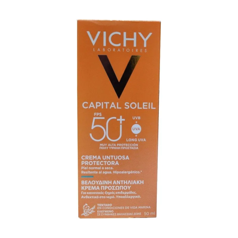Vichy Capital Soleil Spf50+ Crema Untuosa Protectora 50 Ml