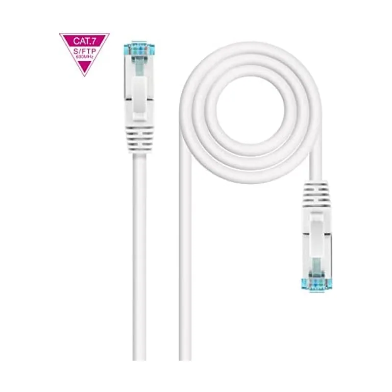 Nanocable Cable de Red Cat.7 600MHZ LSZH SFTP PIMF AWG26