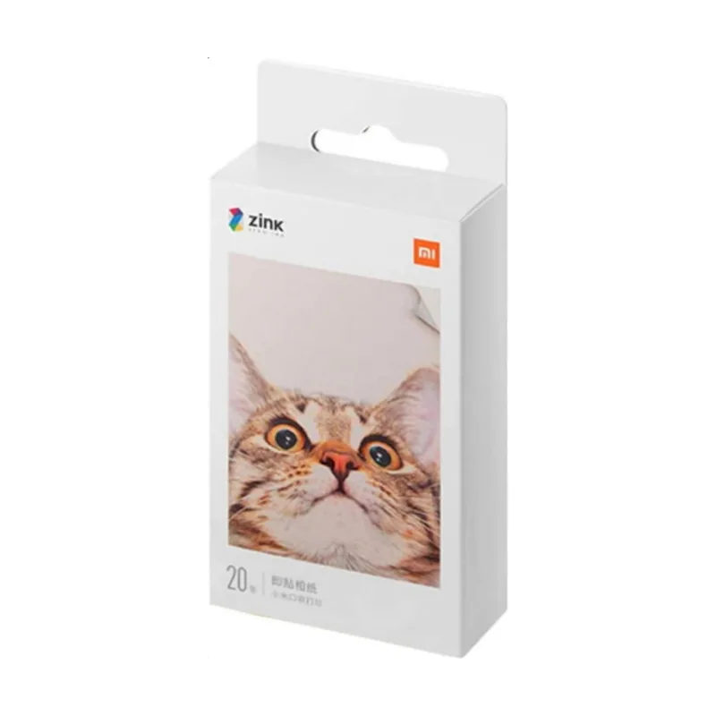 Xiaomi Papel fotográfico portátil para impresora fotográfica de 3 pulgadas de alta calidad 20 hojas TEJ4019GL