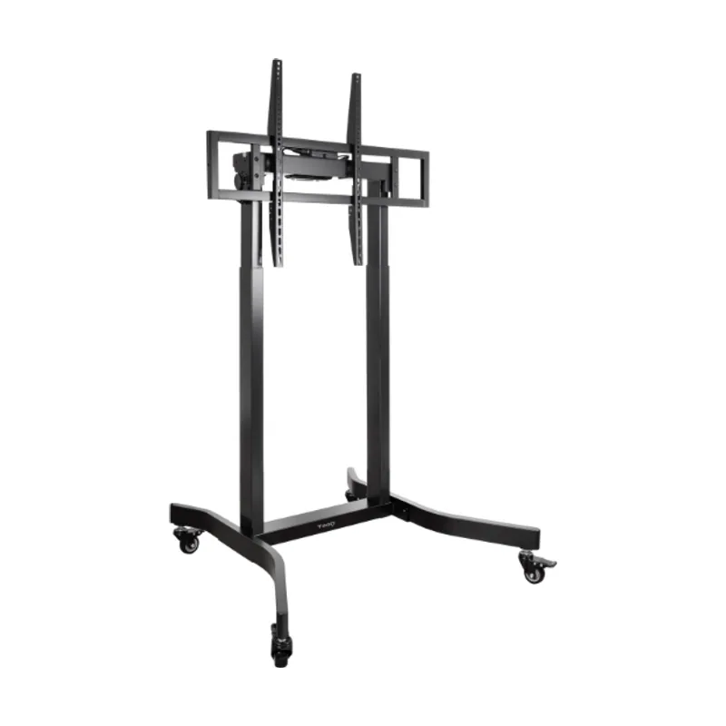 Tooq LUX Soporte de Suelo con Ruedas y Regulación Eléctrica de Altura para Pantallas 55"-100"