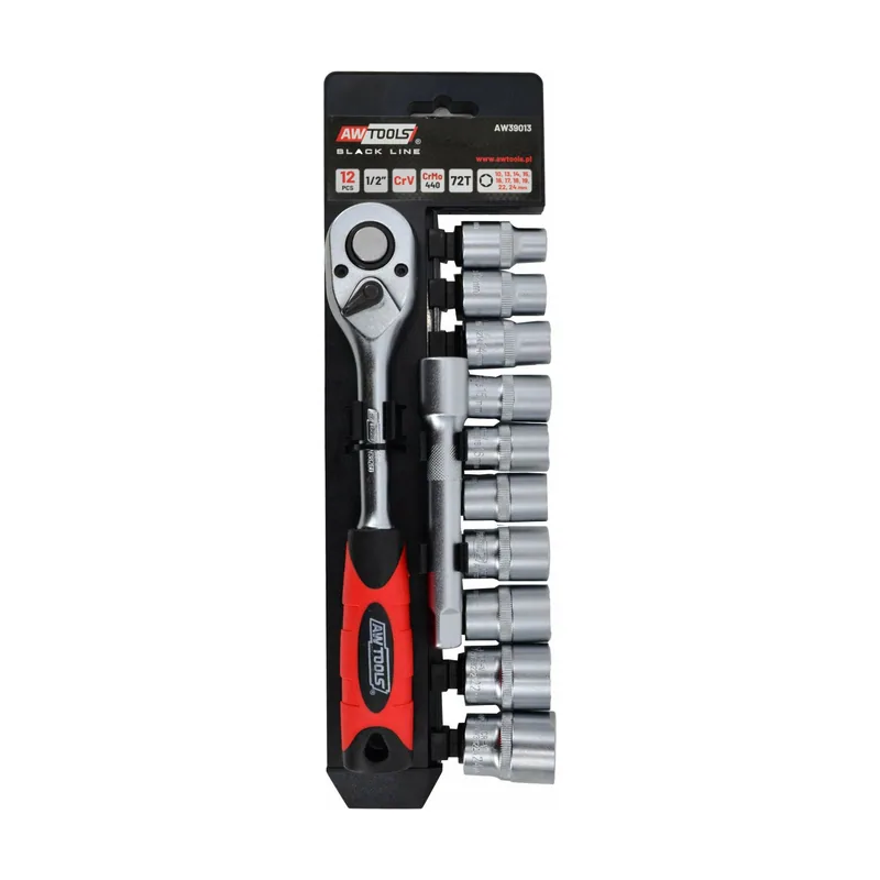 Awtools zestaw kluczy 1/2" 12el