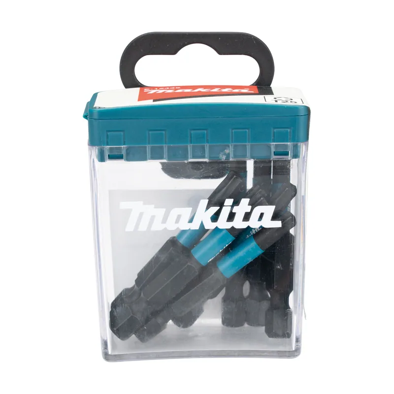 Makita Juego de puntas de impacto T25-50 con estuche Flip Top de 10 piezas