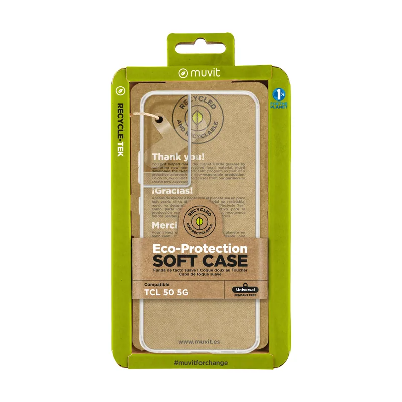 Muvit for change funda recycletek compatible con tcl 50 5g