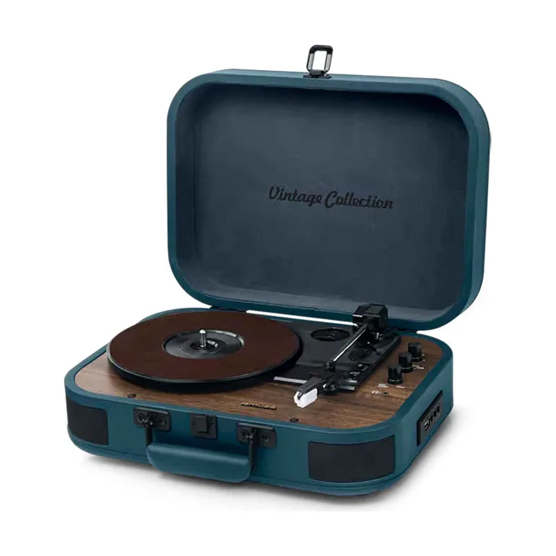 Muse MT-201 OB. Plato Estereo de 3 velocidades 33/45/78 RPM. Receptor