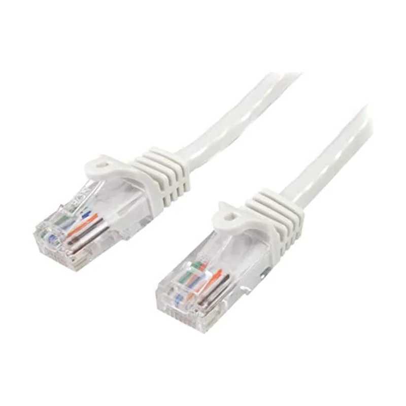 Startech StarTech.com Cable de 2m Blanco de Red Fast Ethernet Cat5e RJ45 sin Enganche
