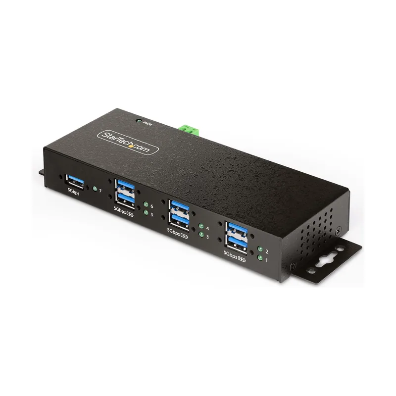 Startech StarTech.com Hub USB Industrial de 7 Puertos Gestionado