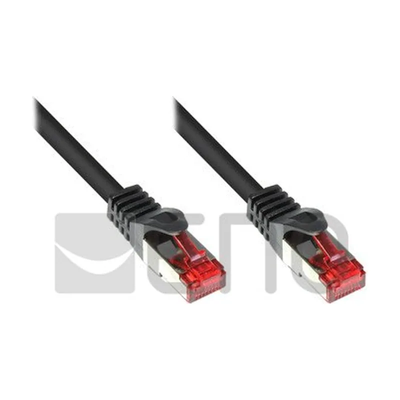 Good Connections Alcasa 8060-030S cable de red Negro 3 m Cat6 S/FTP S-STP