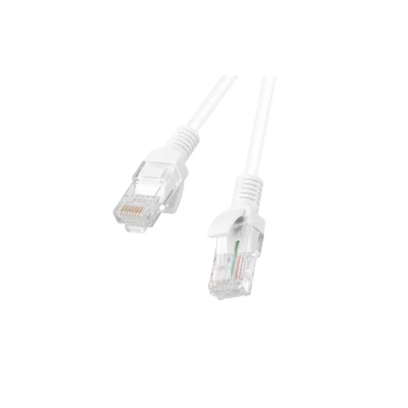 Lanberg PCU6-10CC-0500-W cable de red Blanco 5 m Cat6 U/UTP UTP