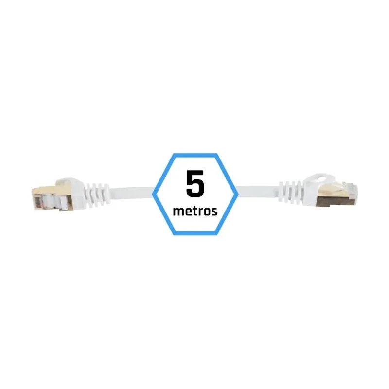 Iggual Cable de Red Rígido FTP Categoría 7 IGG318638 Blanco 5 m