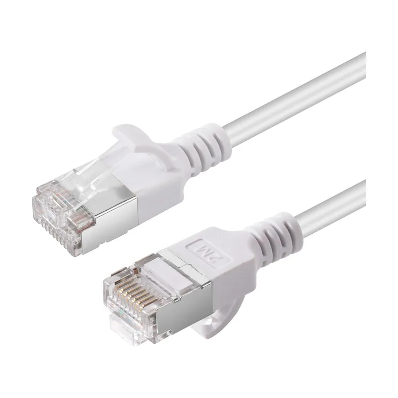 Microconnect V-FTP6A05W-SLIM cable de red Blanco 5 m Cat6a U/FTP STP