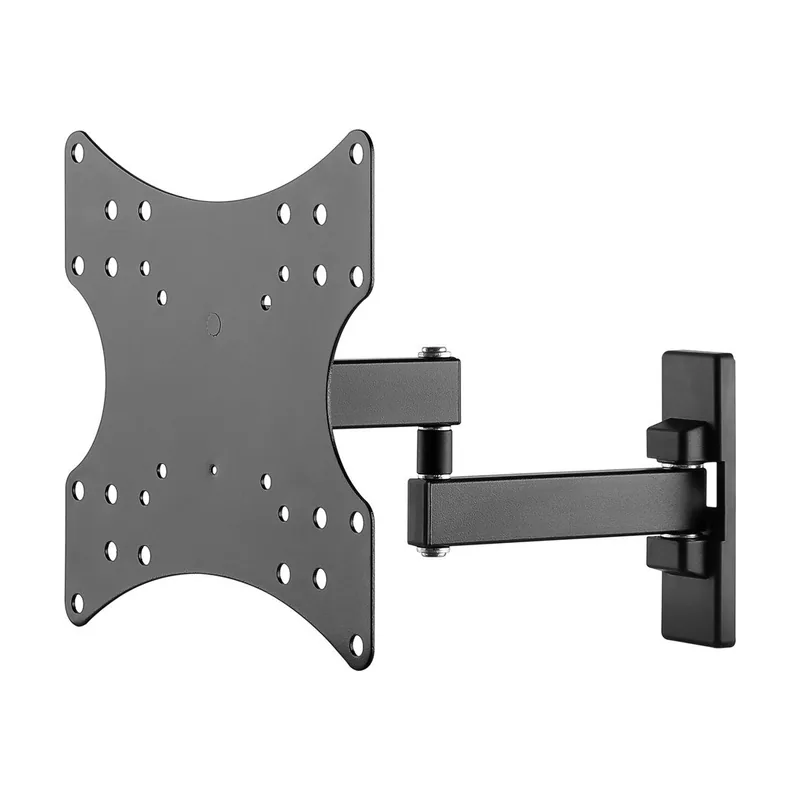 GooBay Soporte TV Pared Giratorio 23-42 Pulgadas 90 Grados Inclinable VESA 200x200 hasta 15 kg Extensible 44-282 mm
