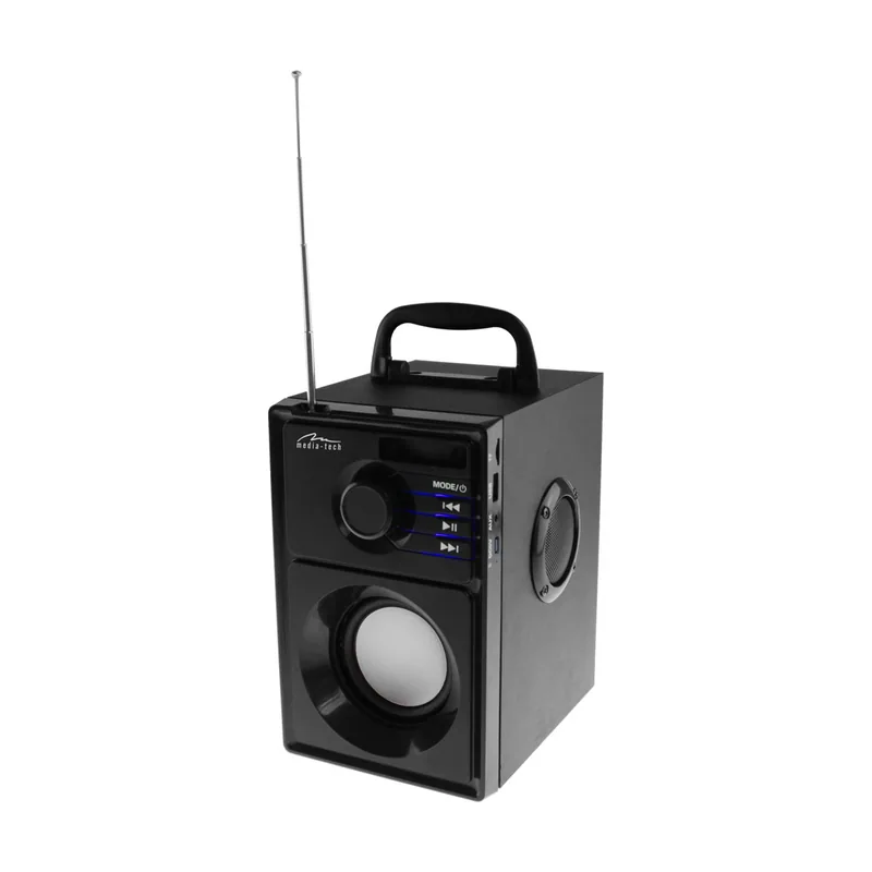 Media tech Altavoz Bluetooth Portátil MT3179 Negro 15 W 1