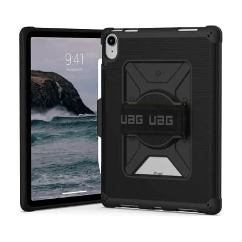 UAG Funda diseñada para Wendy Metropolis negra con Correa de Mano Ajustable y Soporte para lápices