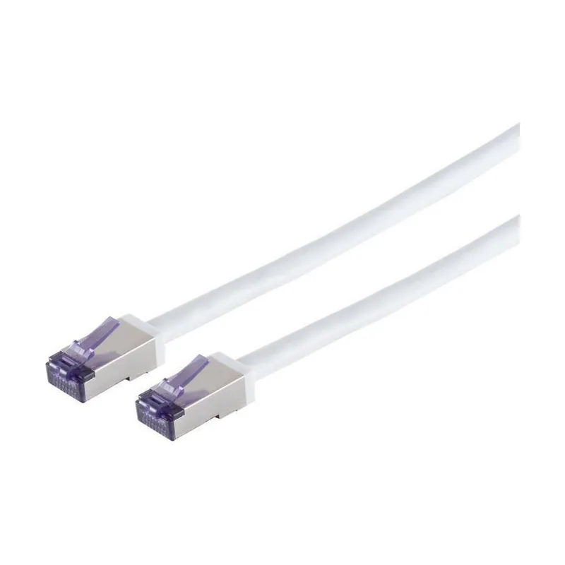Lanview LVN-CAT6A-FLEX-1MWH cable de red Blanco 1 m S/FTP S-STP