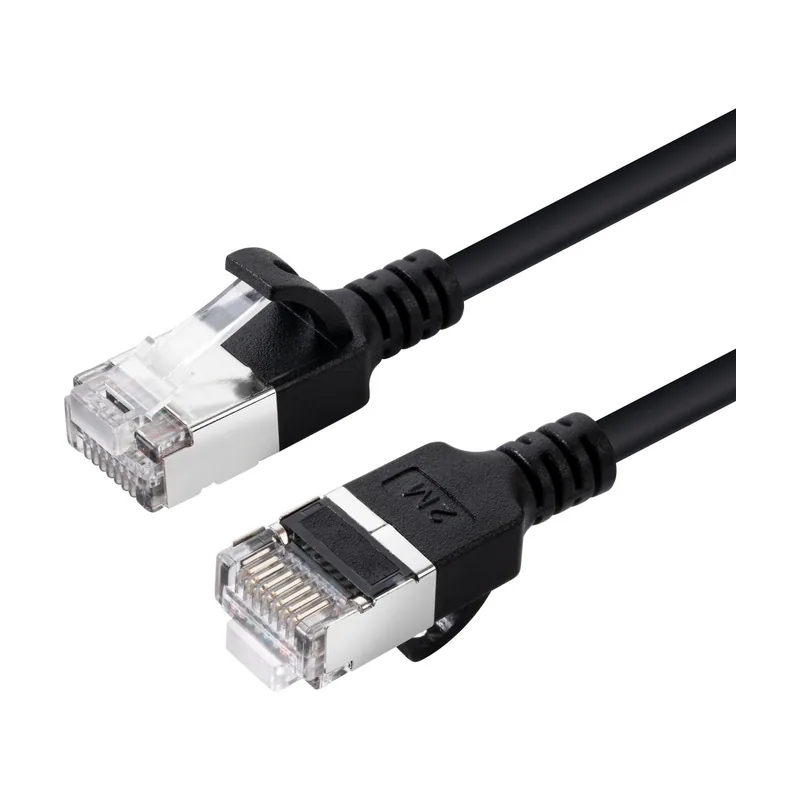Microconnect V-FTP6A075S-SLIM cable de red Negro 7,5 m Cat6a U/FTP STP
