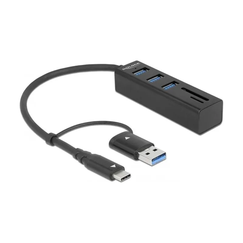 Delock Hub de 3 Puertos USB 3.2 Gen 1