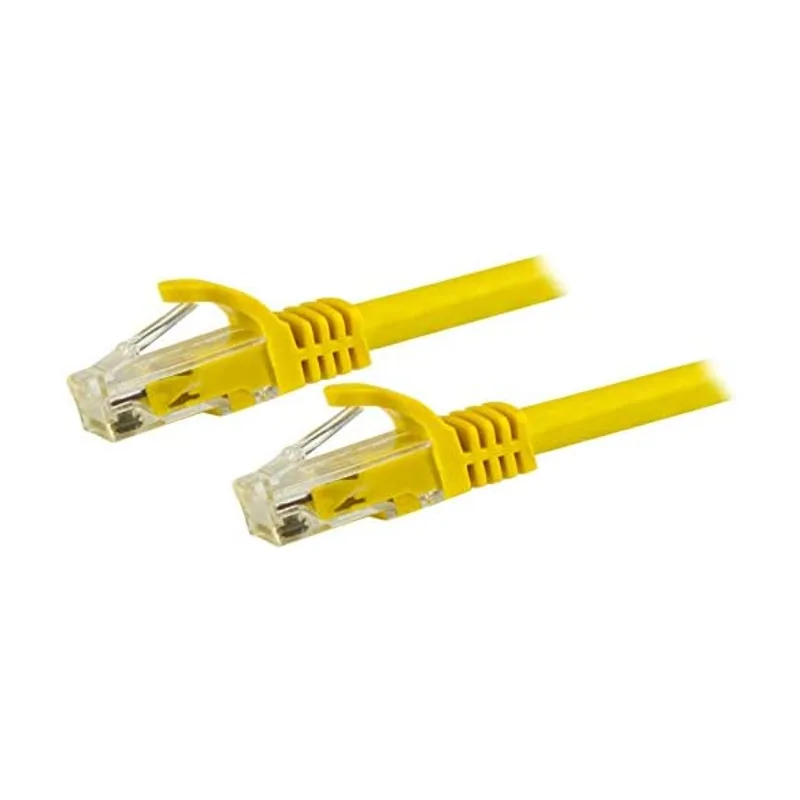 Startech StarTech.com N6PATC15MYL cable de red Amarillo 15 m Cat6 U/UTP UTP