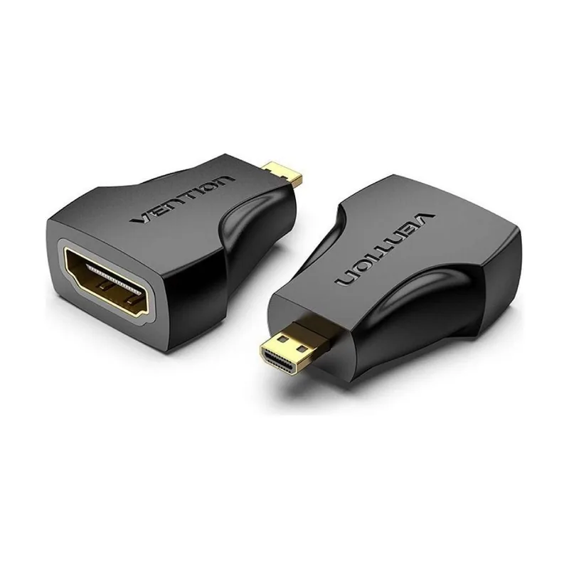 Vention Conector adaptador HDMI hembra x micro HDMI macho.