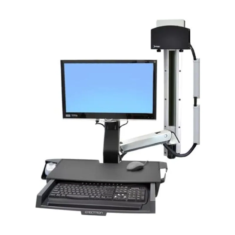 Ergotron StyleView Sit-Stand Combo System with Worksurface