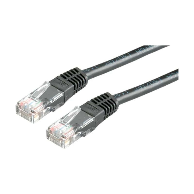 Roline 21.15.0555 cable de red Negro 3 m Cat5e U/UTP UTP