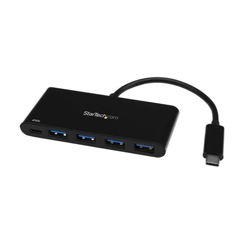 Startech Hub USB-C de 4 Puertos 5Gbps con 4x USB-A y PD
