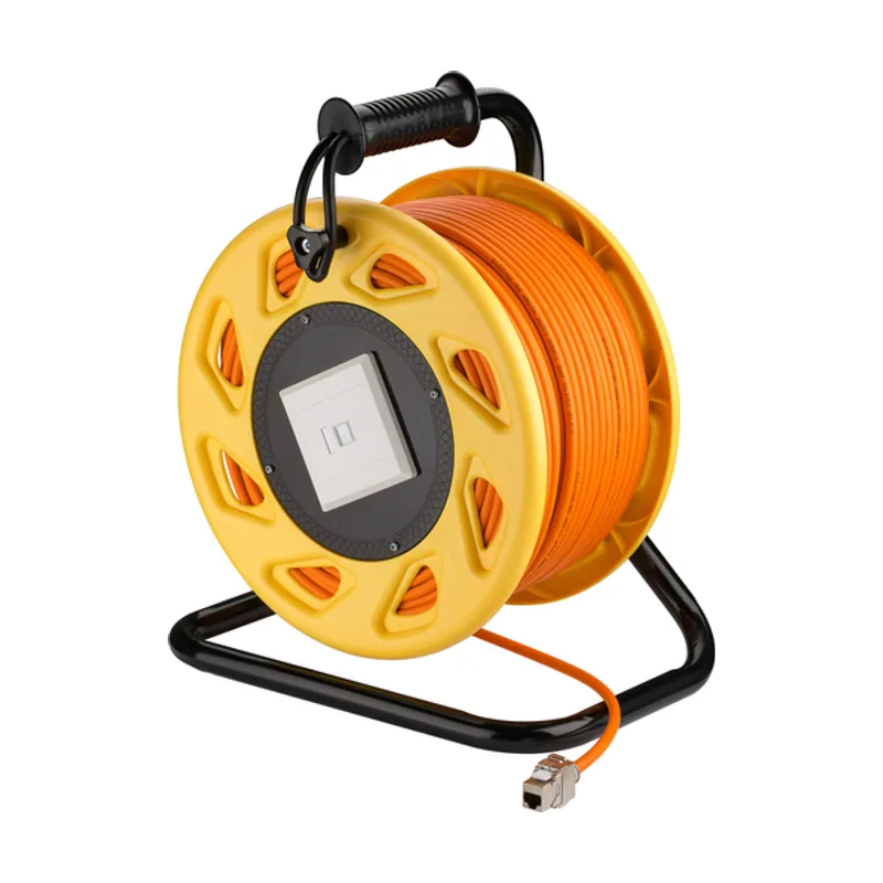 GooBay 58934 Carrete de Cable de Red Cat 7A S/FTP Incl. Conector RJ45 Keystone