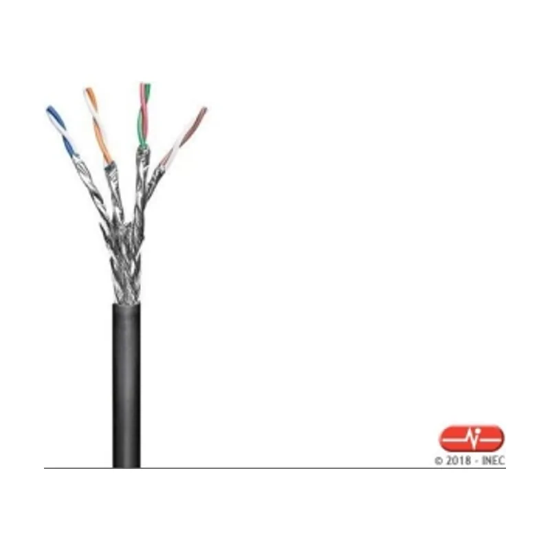 57197 cable de red Negro 100 m Cat6 S/FTP S-STP