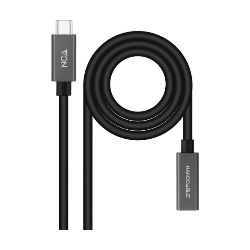 Nanocable Cable Prolongador USB-C 3.2 Gen2x2 20Gbps 3A