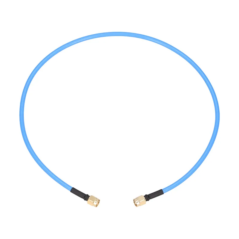 Mikrotik Flex-guide coaxial cable RPSMA 0.5 m Azul cable coaxial