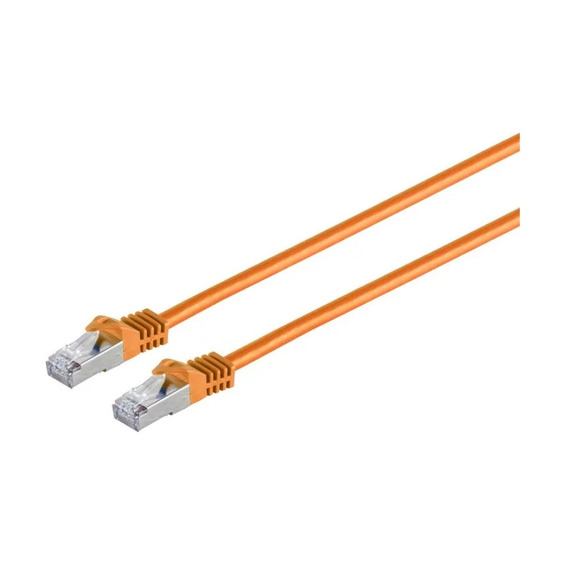 Microconnect SFTP701O cable de red Naranja 1 m Cat7 S/FTP S-STP