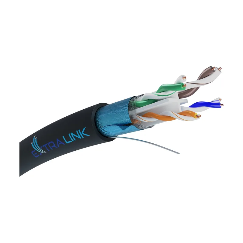 Extralink Cable Ethernet 305M CAT6 para exteriores