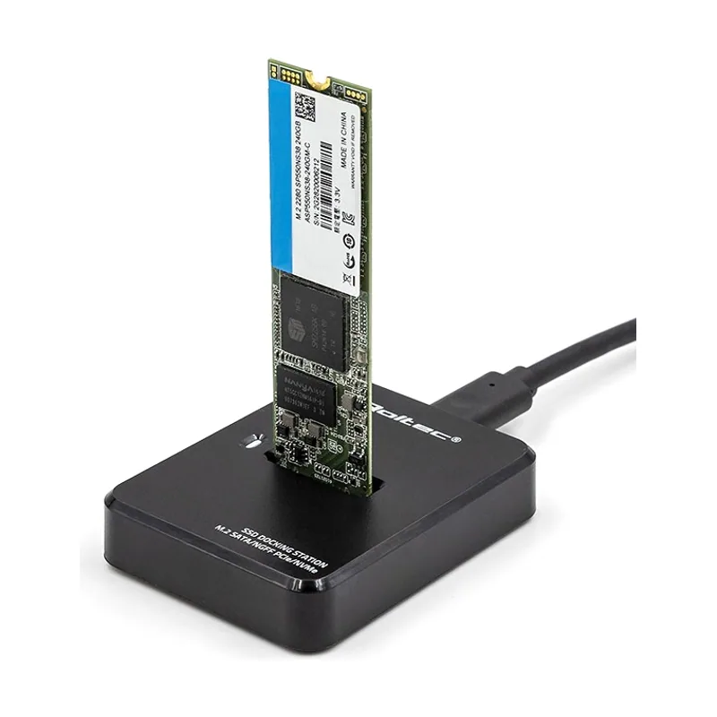 Qoltec 50313 estación de acoplamiento ssd m.2 sata/pcie