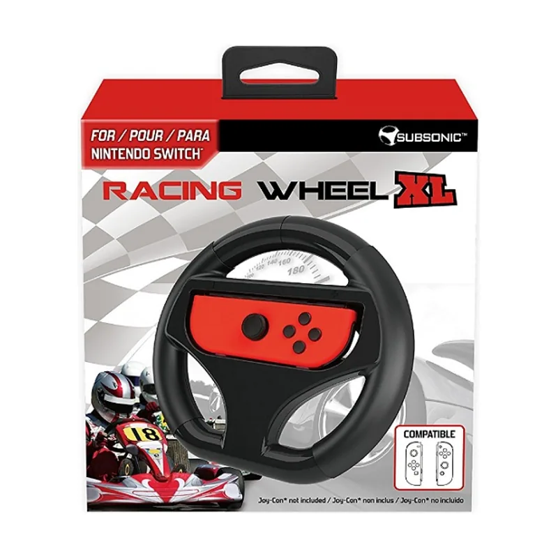 Subsonic Volante Racing Wheel Compatible Con Joy-Con Nintendo Switch