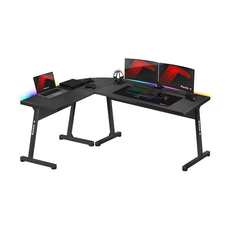 Huzaro Escritorio de esquina Hero 6.0 RGB en forma de L