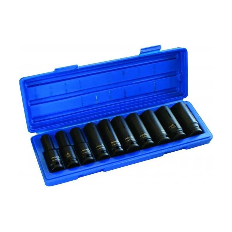 Asta Visseuse à percussion 1/2 " 10 pièces-visseuse à percussion à air comprimé schlagnuss schlagschraubernuss krafteinsatz vigueur douilles clé à douille utilisation werkzeug gorge à billes