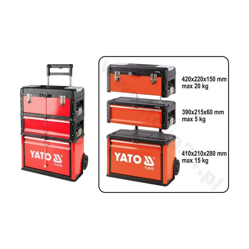 Yato YT-09102 pieza pequeña y caja