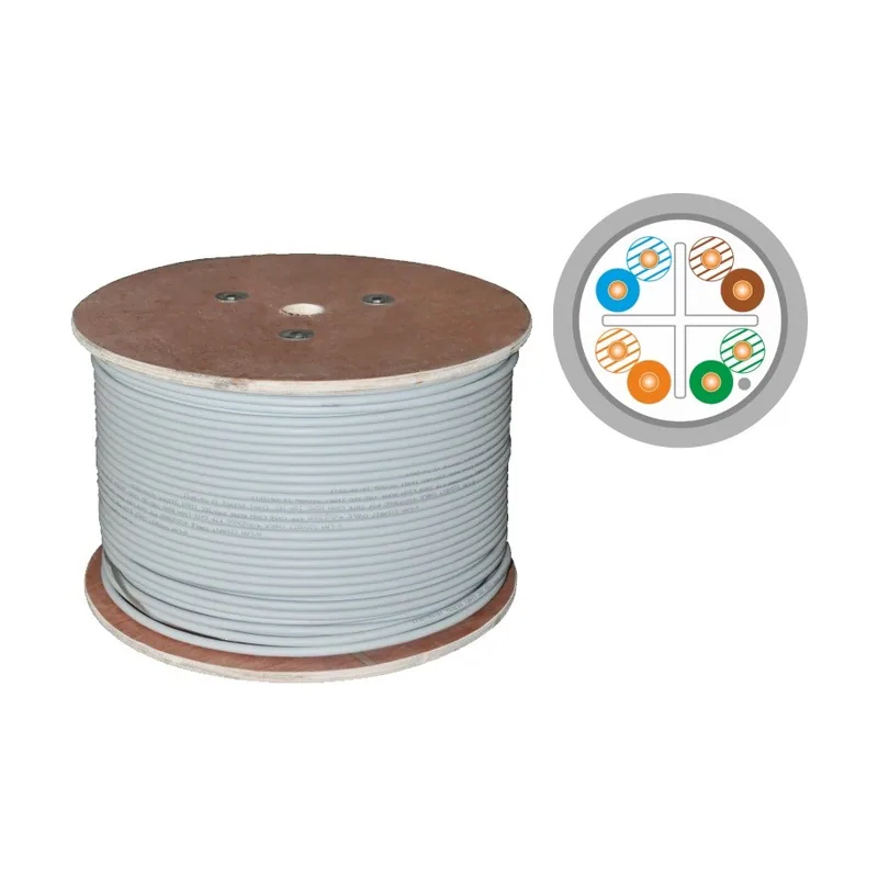 Q-lantec cable de red ftp cat.6 pvc eca