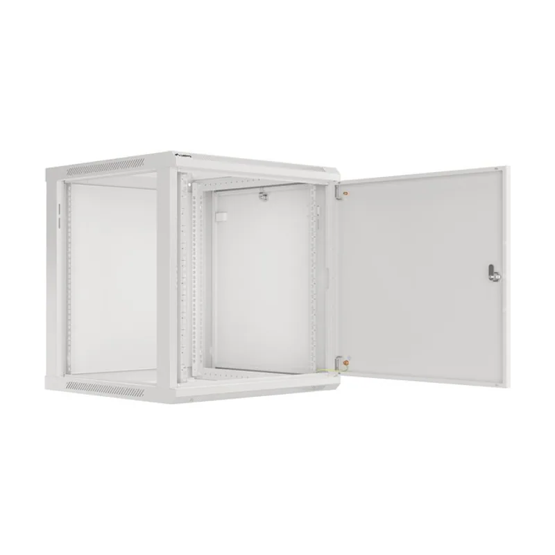 Lanberg Wall Mount Cabinet 19inch 12U 600X600 Steel Doors Grey Flat Pack