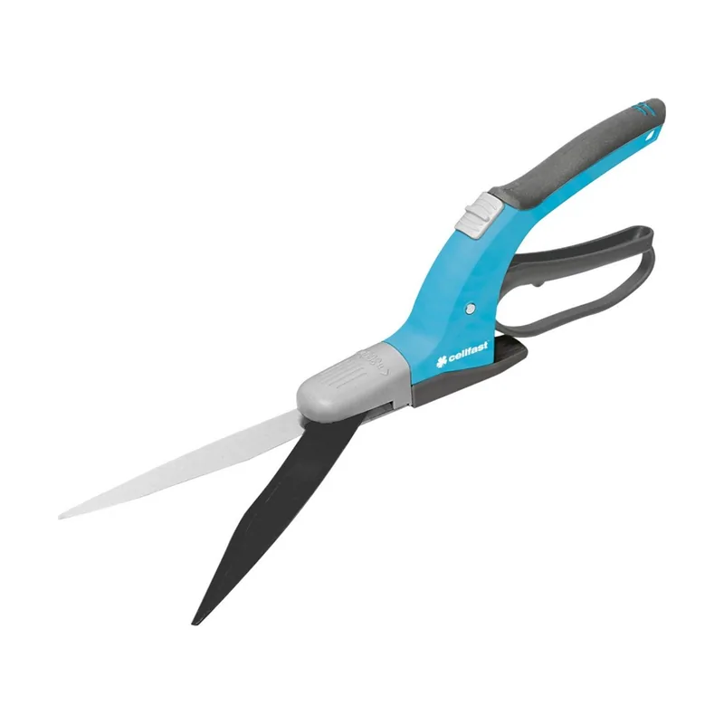 Cellfast Tijeras Cortacésped Con Una Mano Tijeras De Jardín Para Recortar Los Bordes Del Césped Superficie Antideslizante Altura De Corte Constante Hoja 13 cm Antiadherente