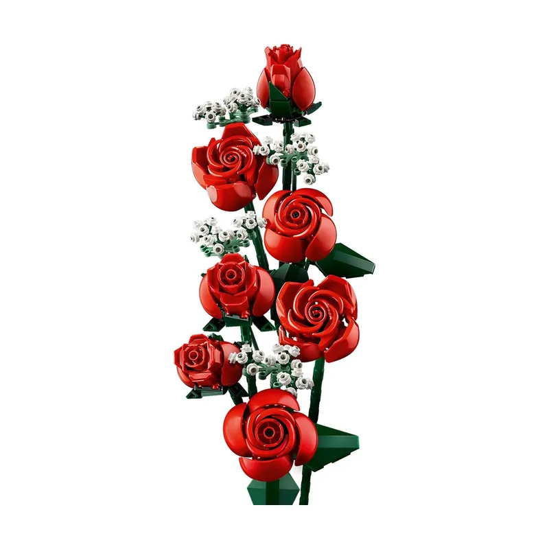 Lego Botanicals Ramo de Rosas Rojas Flores Artificiales para la Decoración del Hogar