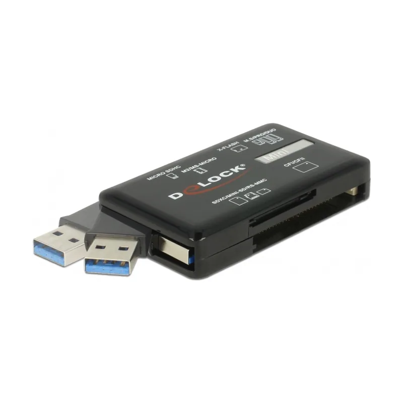 Delock 91758 lector de tarjeta USB 3.2 Gen 1 3.1 Gen 1