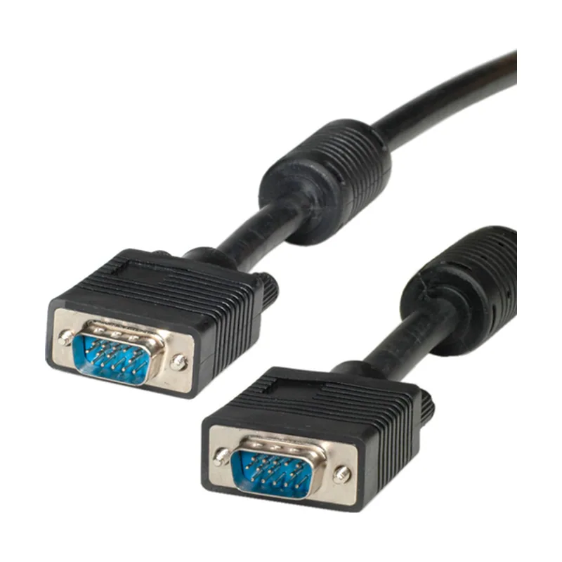 Roline Cable VGA núcleo de ferrita HD-15 Conector a Conector