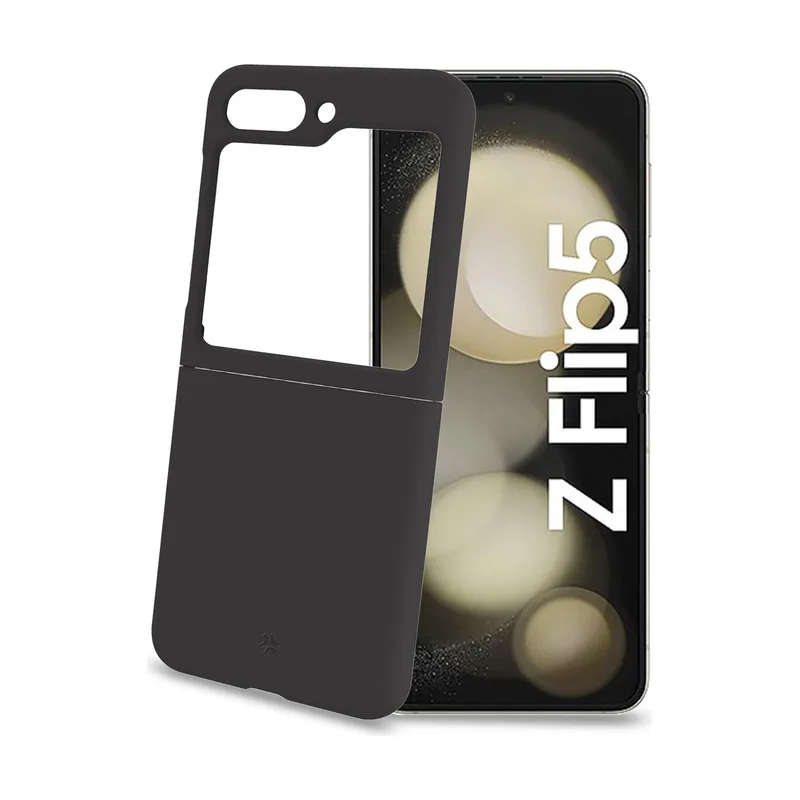 Celly Funda para Samsung Flip 5 CROMO1058BK